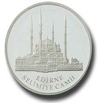 Edirne Selimiye Camii Gümüş Hatıra Parası