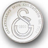 Galatasaray 100.YILI Minesiz Gümüş Hatıra Parası