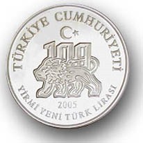 Galatasaray 100.YILI Minesiz Gümüş Hatıra Parası