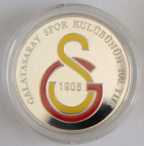 Galatasaray 100.YILI Mineli KF Gümüş Hatıra Parası