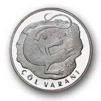 Çöl Varanı Gümüş Hatıra Parası