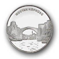 Mostar Köprüsü Gümüş Hatıra Parası