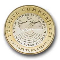 Tam Güneş Tutulması Gümüş Hatıra Parası