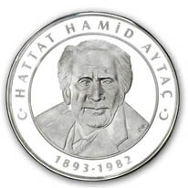 Hattat Hamid Aytaç Gümüş Hatıra Parası