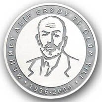 Mehmet Akif Ersoy 2006 Gümüş Hatıra Parası