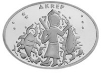 Akrep Burcu Gümüş Hatıra Parası