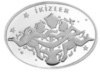 İkizler Burcu Gümüş Hatıra Parası
