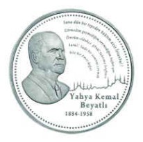 Yahya Kemal Beyatlı Gümüş Hatıra Parası