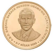 Obama'nın Ziyareti Altın Hatıra Parası