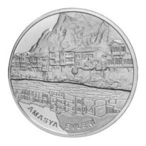 Amasya Evleri Gümüş Hatıra Parası