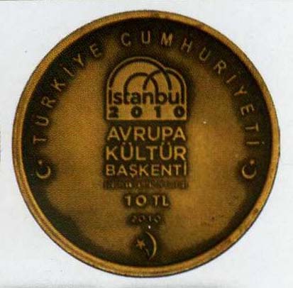 İstanbul 2010 Avrupa Kültür Başkenti Bronz Hatıra Parası