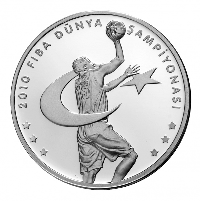 2010 FİBA Dünya Basketbol Şampiyonası Gümüş Hatıra Parası