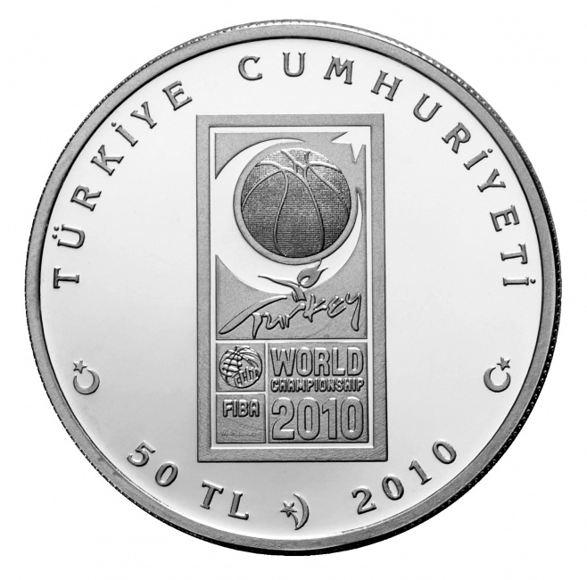2010 FİBA Dünya Basketbol Şampiyonası Gümüş Hatıra Parası