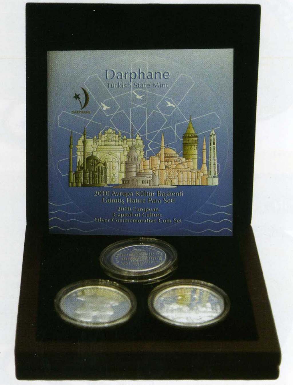 2010 Avrupa Kültür Başkenti Gümüş Hatıra Para Seti