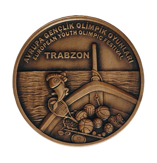 Avrupa Gençlik Olimpik Oyunları Trabzon Bronz Hatıra Parası