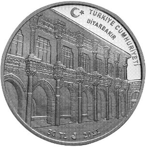 Mardin Diyarbakır Gümüş Hatıra Parası