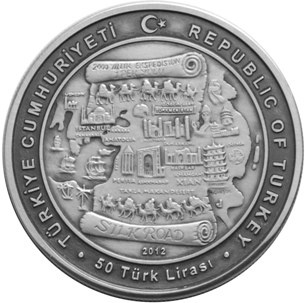 İpekyolu-Türkmenistan Gümüş Hatıra Parası