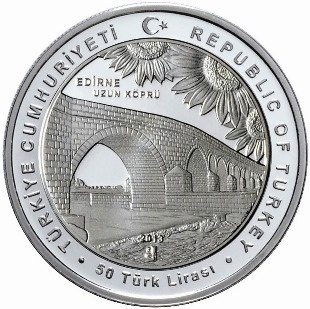 Edirne-Bursa Gümüş Hatıra Parası