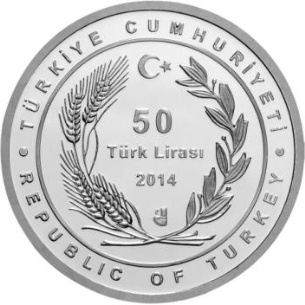 Halide Edip Adıvarın 50. Ölüm Yıldönümü Gümüş Hatıra Parası