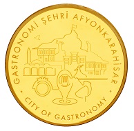 Afyonkarahisar Gastronomi Şehri Gümüş Altın Kaplama Hatıra Parası