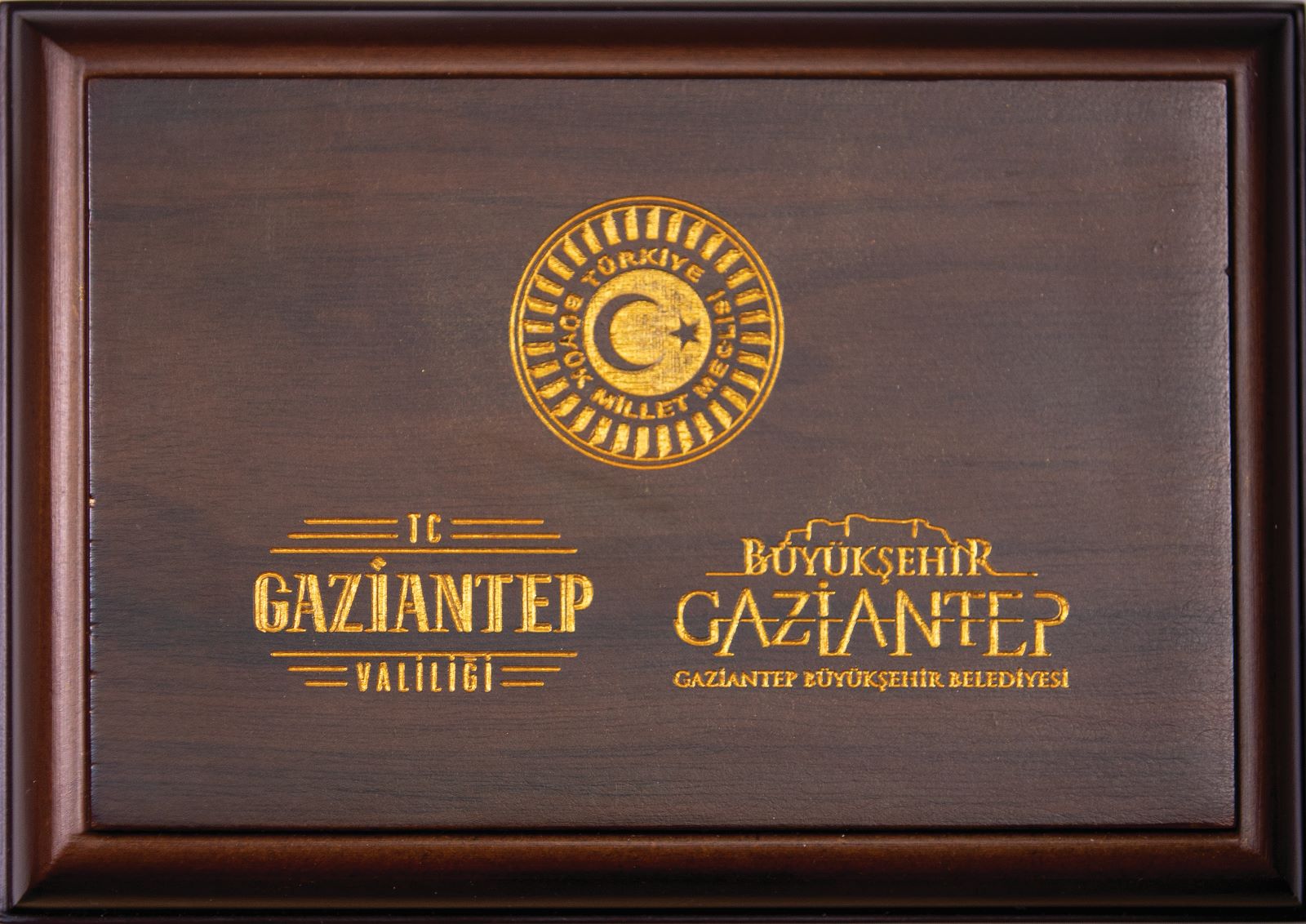 Gaziantep Gazilik Ünvanının 100.Yılı Hatıra Para Seti Ahşap Kutu
