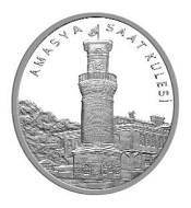 Amasya Saat Kulesi Gümüş Hatıra Parası