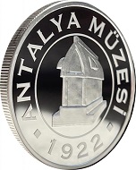 Antalya Müzesi 100.Yıl Gümüş Hatıra Parası