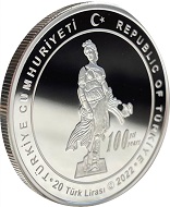 Antalya Müzesi 100.Yıl Gümüş Hatıra Parası
