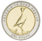 Çöl Koşarı Kuşu Hatıra Parası B