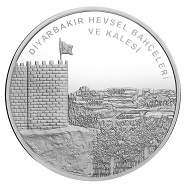 Diyarbakır Hevsel Bahçeleri Gümüş Hatıra Parası 