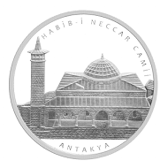 Habibi Neccar Cami Antakya Gümüş Hatıra Parası 
