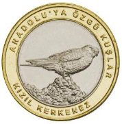 Kızıl Kerkenez Kuşu Hatıra Parası A