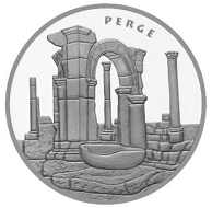 Perge Antik Kenti Gümüş Hatıra Parası