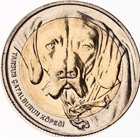 Tarsus Çatalburun Köpeği Bimetal Hatıra Parası