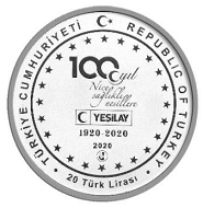 Yeşilayın 100.Yılı Gümüş Hatıra Parası